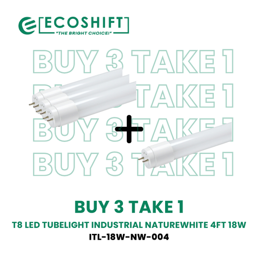 Buy3 Take1 LED T8 Tube 18W Cool White Deluxe