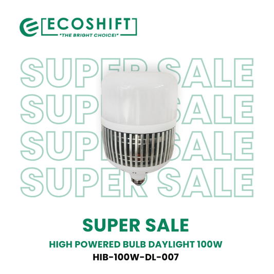 Super Sale LED High-Powered Bulb E27 Bulb Holder with Heatsink Daylight 100W