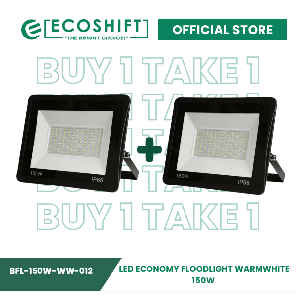 Buy 1 Take 1 LED Floodlight Warmwhite Economy 150W