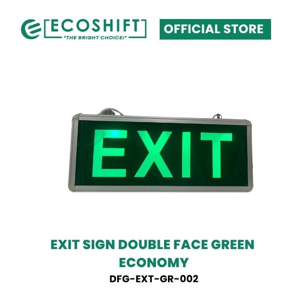 LED Exit Light Glass Exit Word Single/Double Face