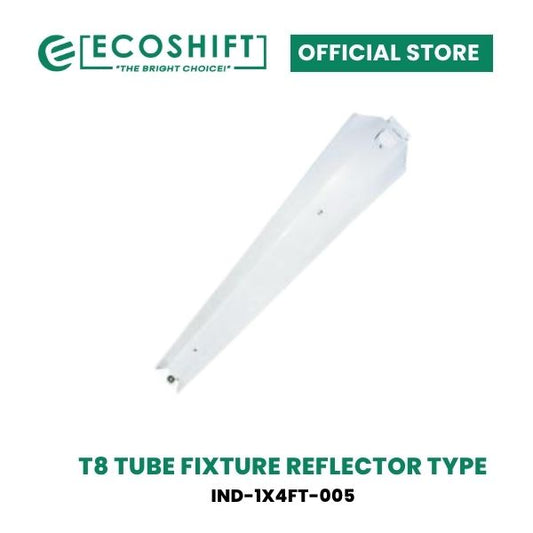 T8 Tube 1x18W Fixture Powder Coated
