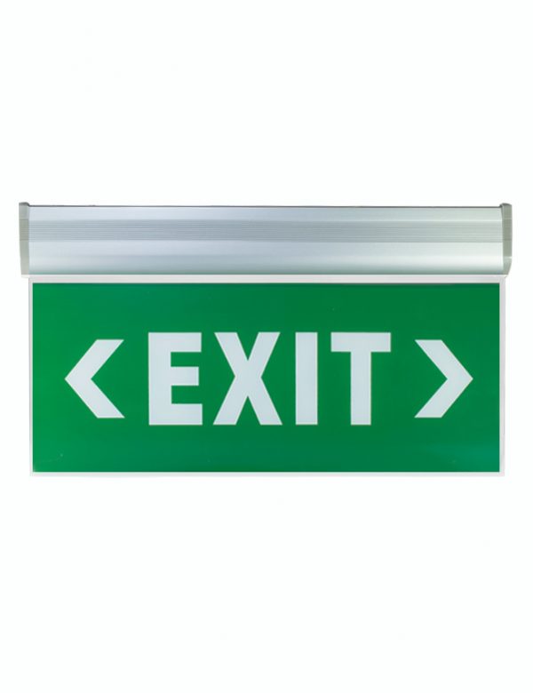LED Exit Light Acrylic Double Face Left/Right Ecoshift Shopify
