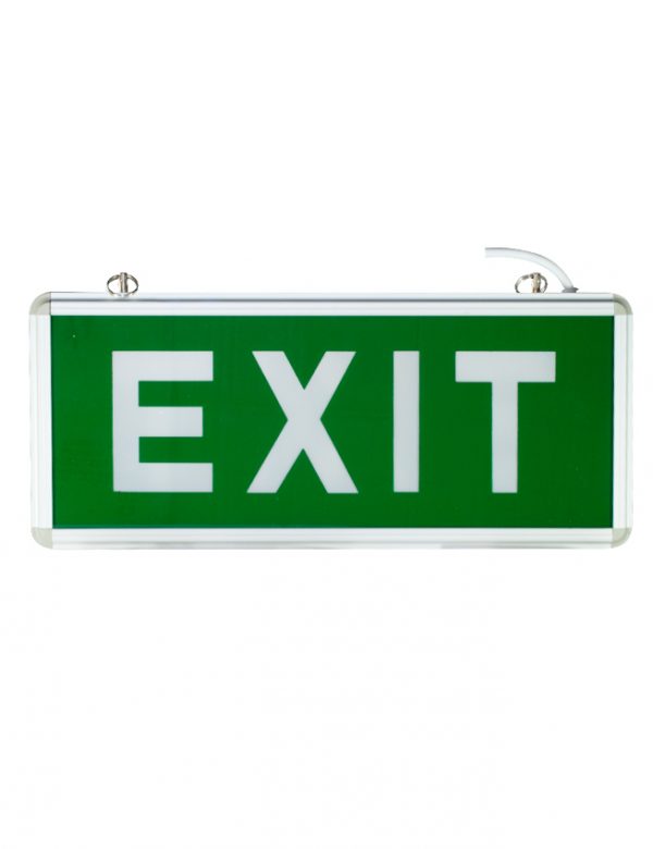 LED Exit Light Glass Exit Word Single Face / Double Face Ecoshift Shopify