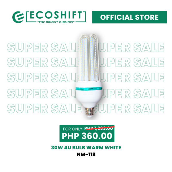 Super Sale 4U Bulb 30W Warmwhite