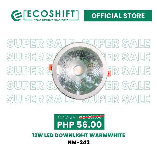 Super Sale Led Downlight 12W Warm White - Big Type