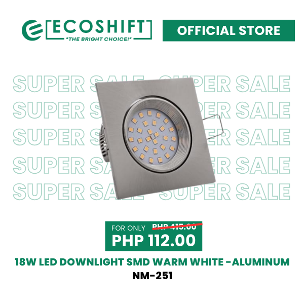 Super Sale Led Downlight SMD 18W Warmwhite Aluminum