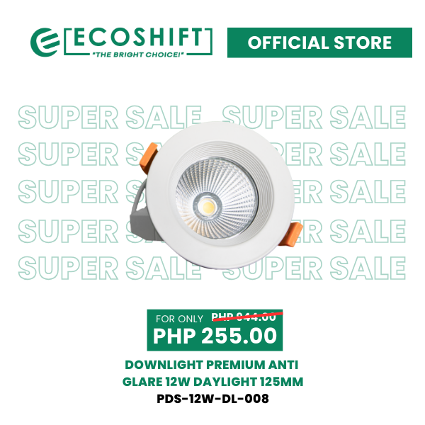 Super Sale Downlight Premium Anti Glare 12W Daylight 125MM