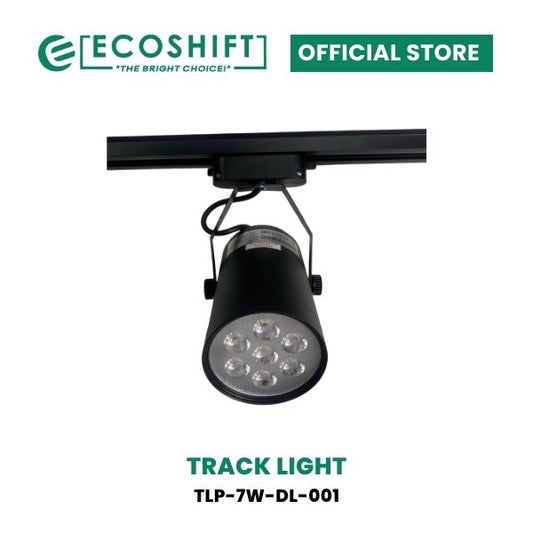 LED Track Light Round 7W Black Deluxe