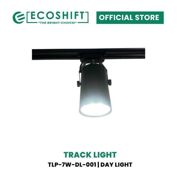 LED Track Light Round 7W Black Deluxe