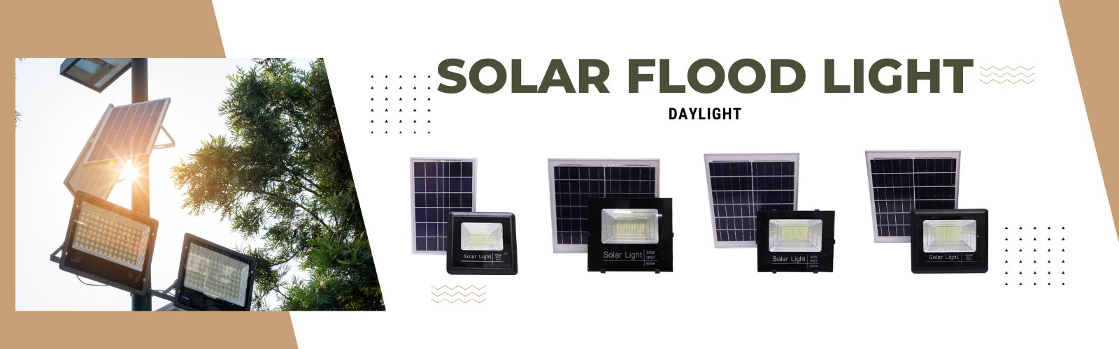 Solar Floodlights Ecoshift Shopify