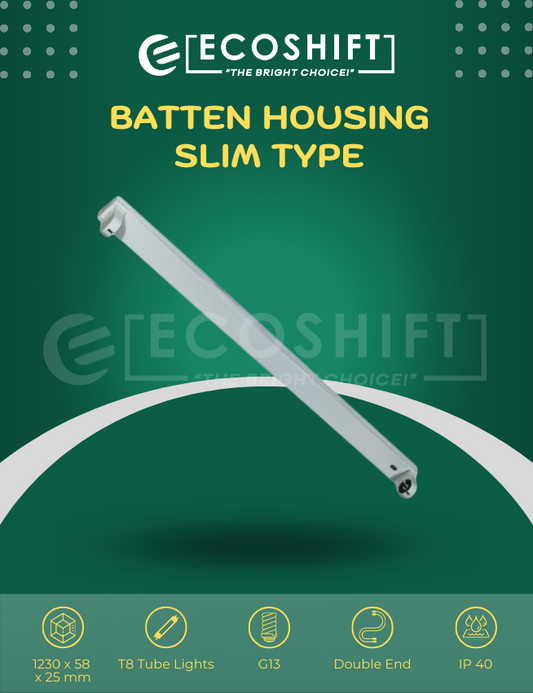 Batten Housing 1×40 Slim Type