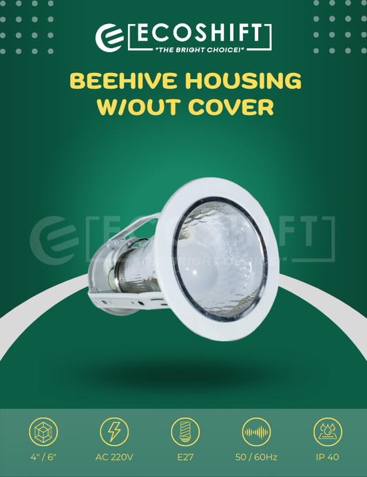 Beehive Housing 4" 6" Recessed Type w/out Cover