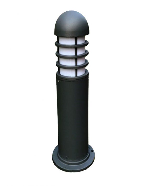 Bollard Fixture Round Black 60cm 100cm Ecoshift Shopify