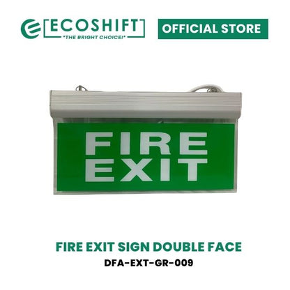 LED Fire Exit Sign Acrylic Double Face