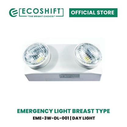 LED Emergency Light Breast Type 3W Daylight
