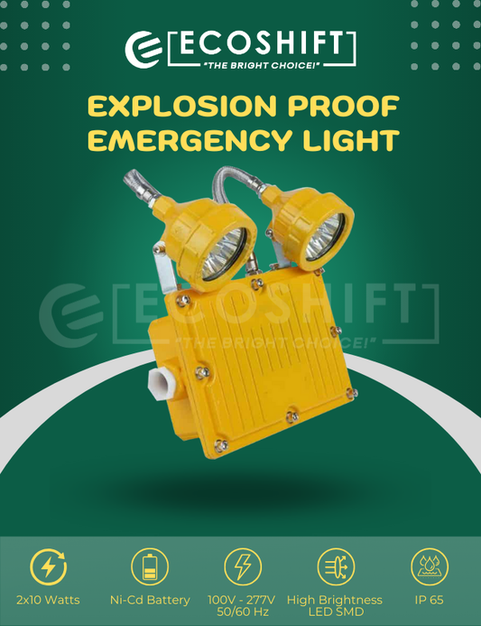 Explosion Proof Industrial Emergency Light 2X10W