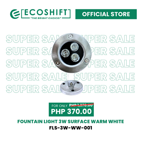 Super Sale Fountain Light Surface 3W Warmwhite