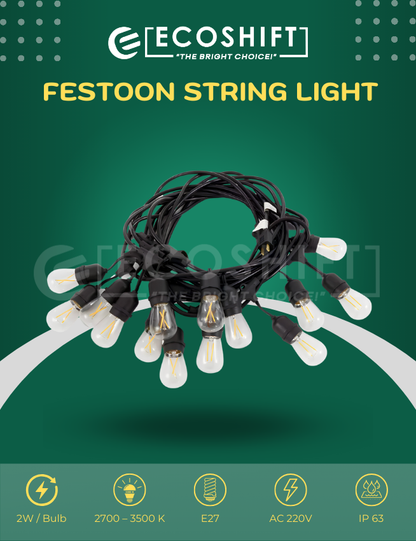 Festoon String Light 1 meter