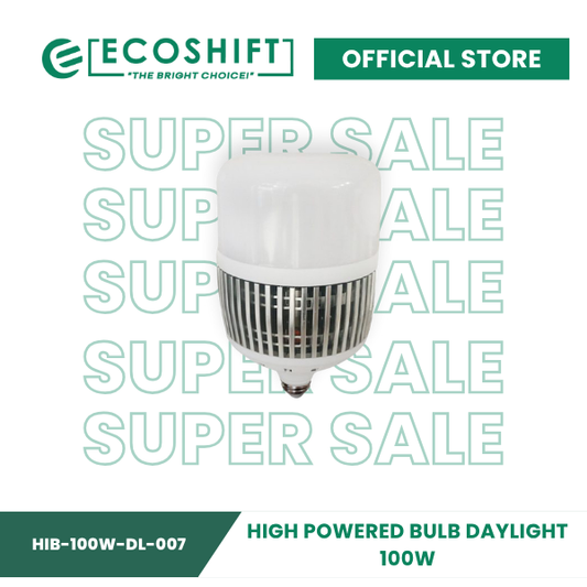 Super Sale LED High-Powered Bulb E27 Bulb Holder with Heatsink Daylight 100W