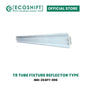 T8 Tube 2x18W Fixture Powder Coated