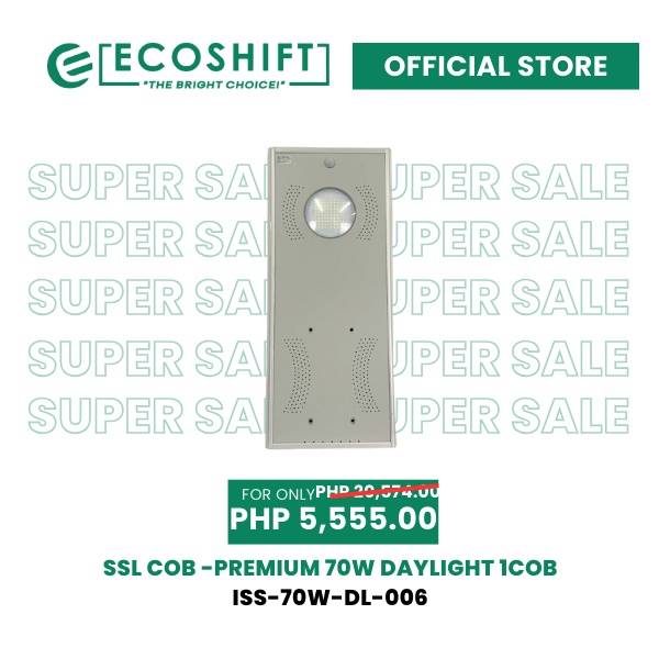 Super Sale Solar Street Light COB Premium 70W Daylight 1COB