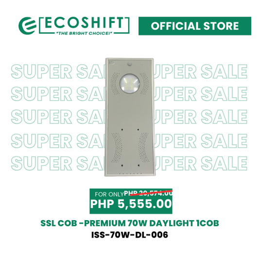 Super Sale Solar Street Light COB Premium 70W Daylight 1COB
