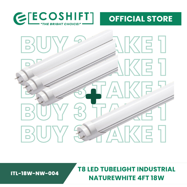 Buy3 Take1 LED T8 Tube 18W Cool White Deluxe