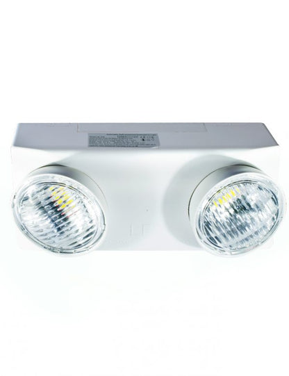 LED Emergency Light Twin Head White