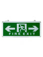 LED Fire Exit Light Glass Left and Right Single Face / Double Face Ecoshift Shopify