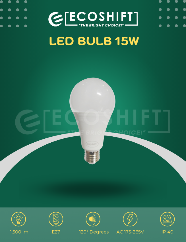 LED Bulb 15W E27 Bulb Holder