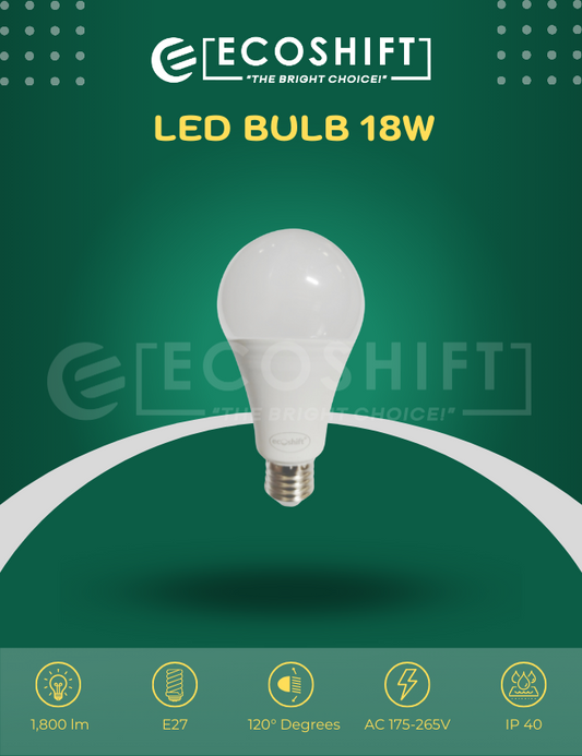 LED Bulb 18W E27 Bulb Holder