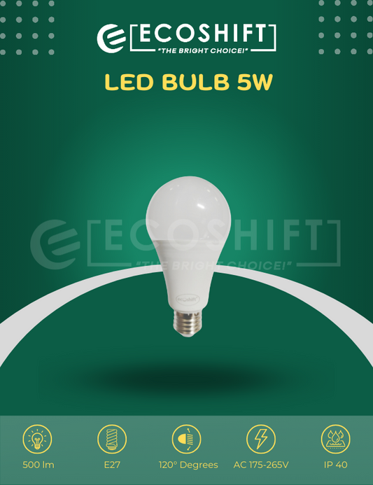 LED Bulb 5W E27 Bulb Holder