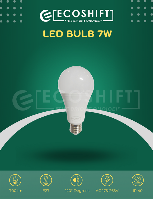 LED Bulb 7W E27 Bulb Holder