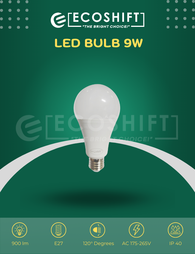 LED Bulb 9W E27 Bulb Holder