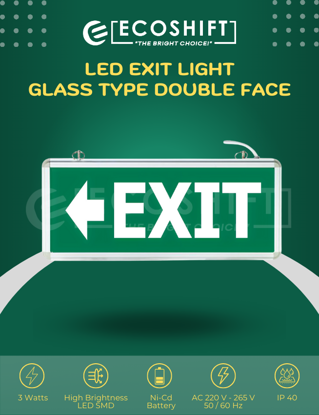 LED Exit Lights | Shop Online - Ecoshift Shopify Philippines