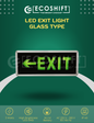 LED Exit Light Single Face Left Exit