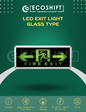 LED Fire Exit Light Left / Right Running Man Single Face