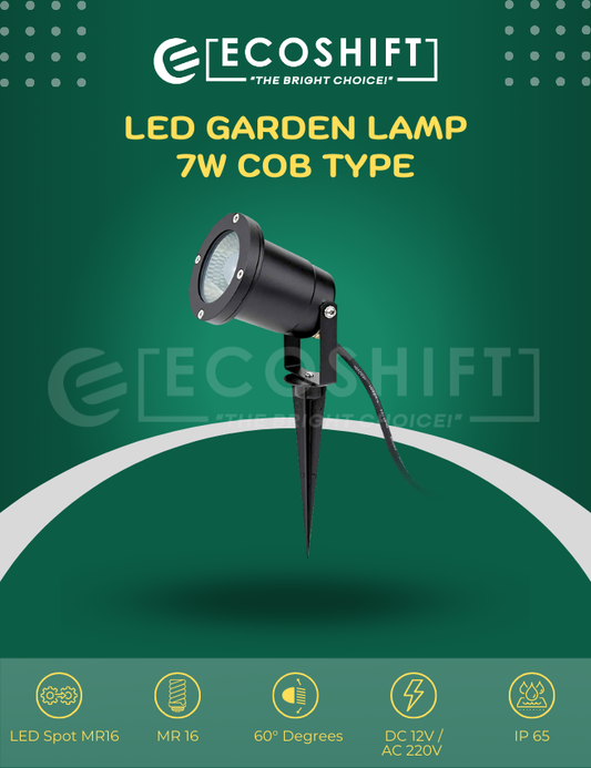 LED Garden Lamp 7W COB Type With Stake