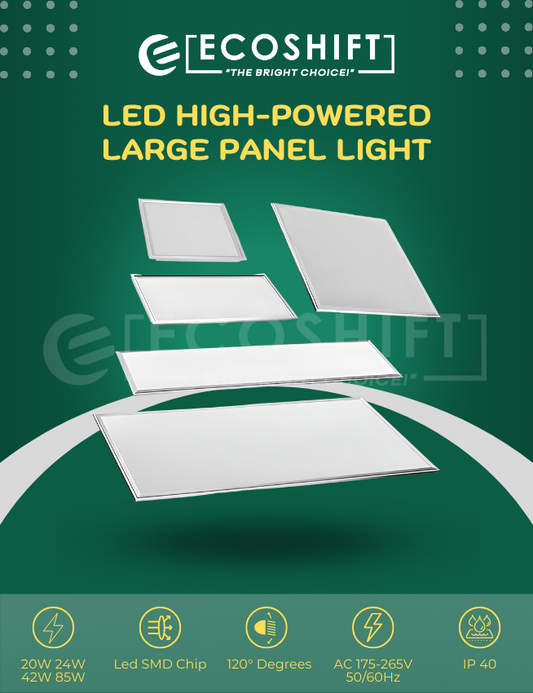 LED High Powered 20W 24W 42W 85W Large LED Panel Light