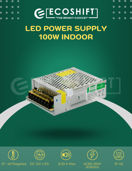 LED Power Supply 100 Watts Indoor