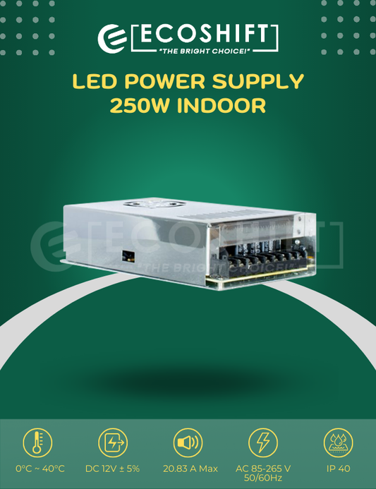 LED Power Supply 250 Watts Indoor