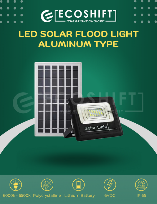 LED Solar Flood Light 30W 60W 100W 150W 200W 300W Aluminum Type