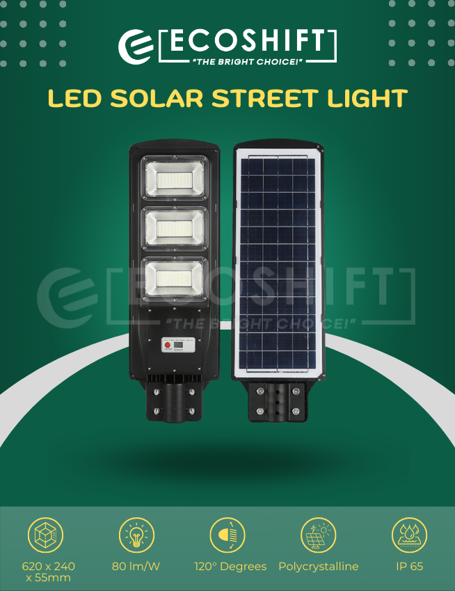 LED Solar Street Light 100 Watts SMD Daylight