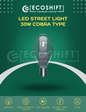 LED Street Light 1 Eye 30W Cobra Type