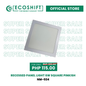 Super Sale Recessed Panel Light 6W Square Pinkish
