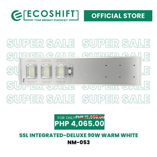 Super Sale Solar Streetlight Integrated Deluxe 90W Warmwhite
