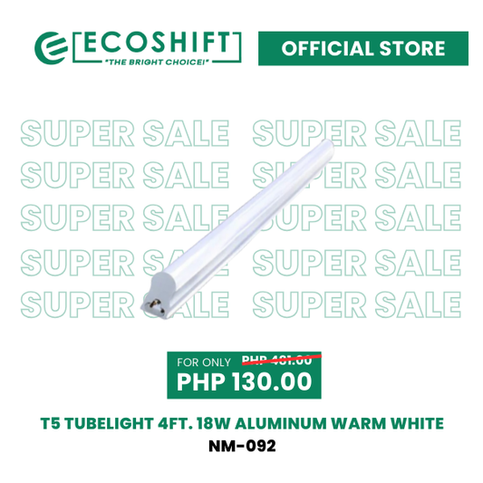 Super Sale T5 Tubelight 4ft 18W Aluminum Warmwhite