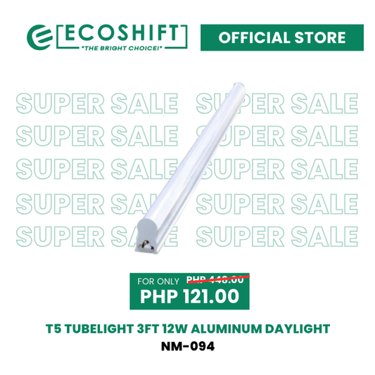 Super Sale T5 Tubelight 3Ft 12W Aluminum Daylight