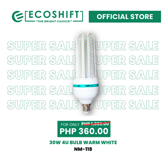 Super Sale 4U Bulb 30W Warmwhite