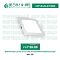 Super Sale 9W Panel Light Square Warm White Recessed